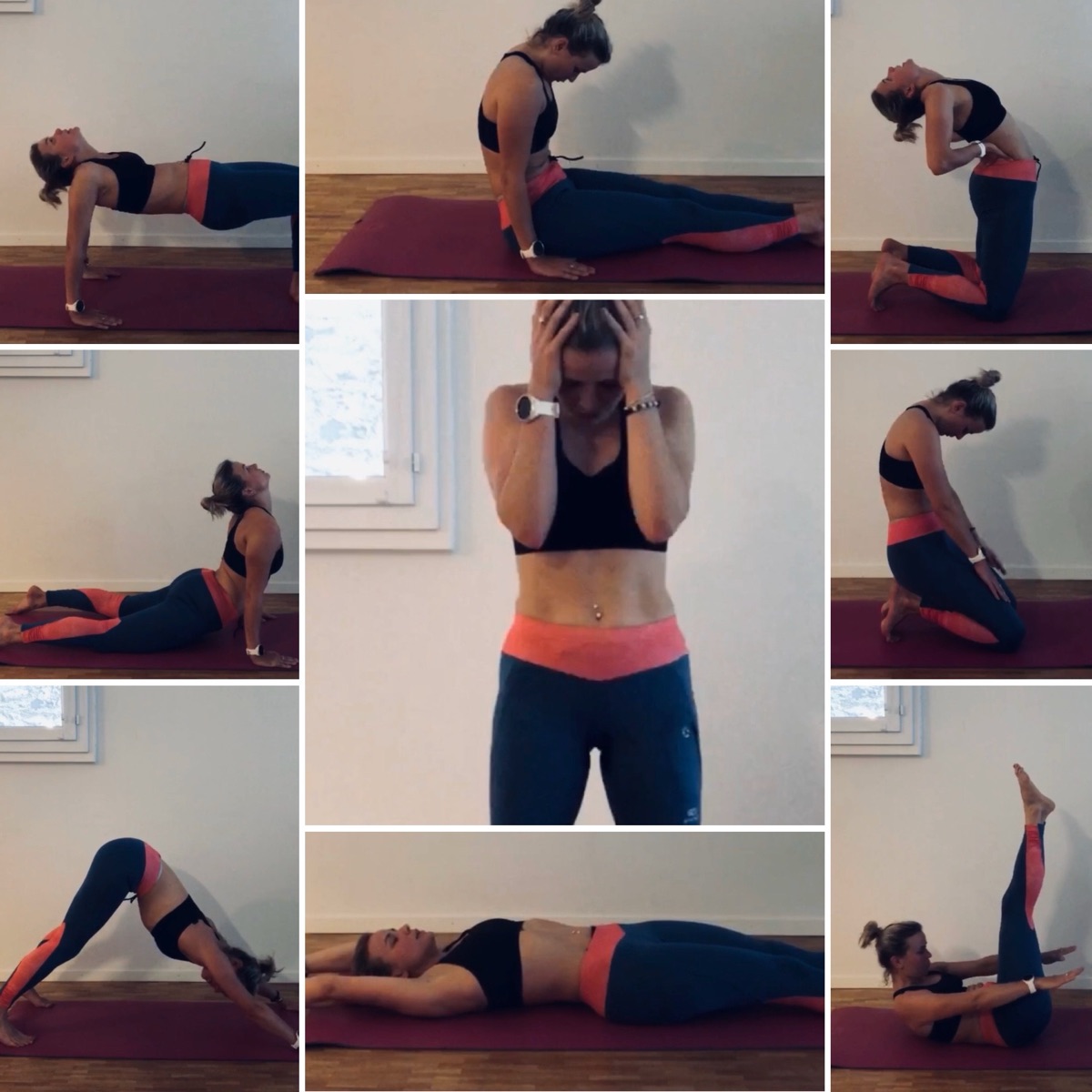 Exercices de Pilates : gainage, mobilité, étirements